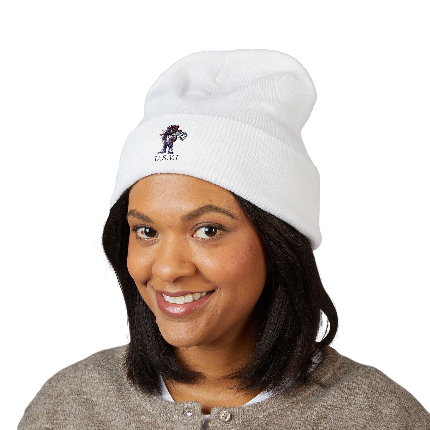 Embroidered Classic Cuffed VI Beanie