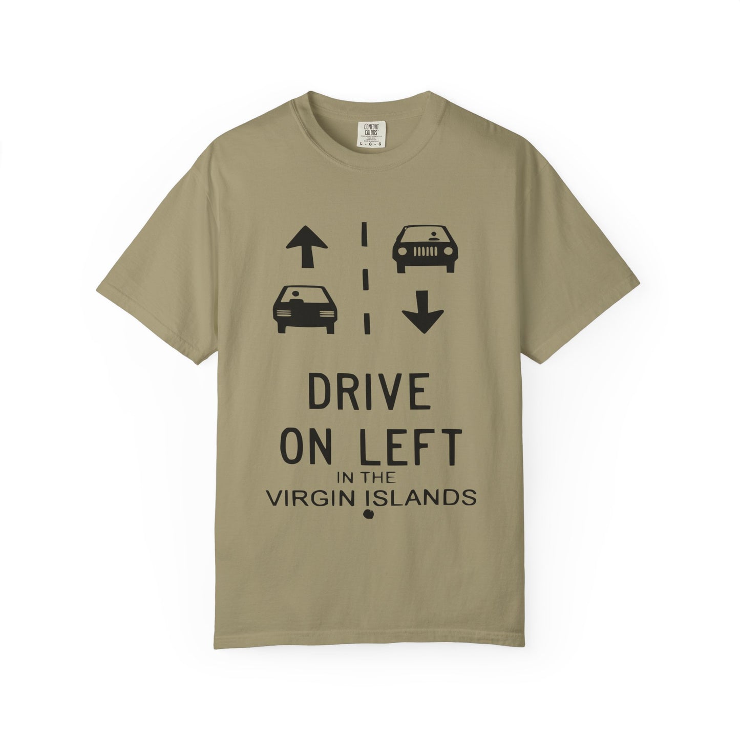 Drive on Left Virgin Islands Unisex T-shirt