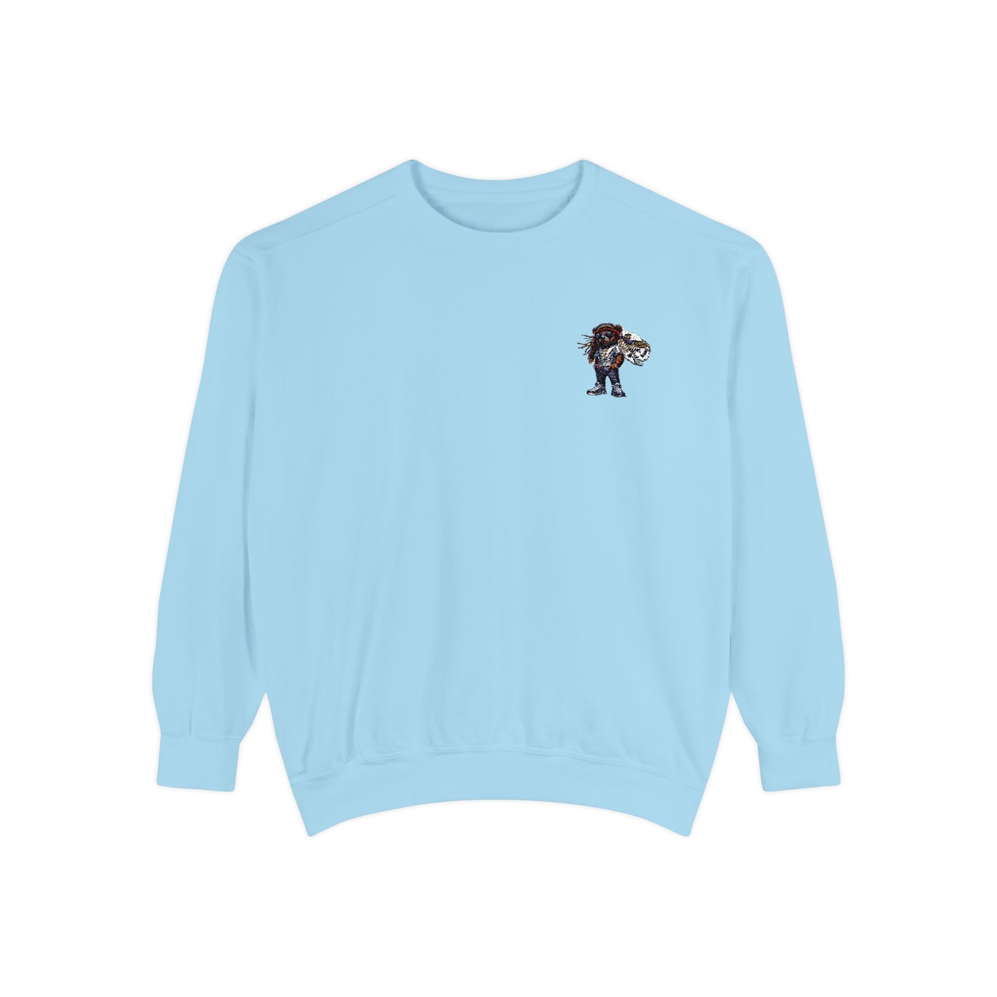 Cute Embroidered VI Unisex Bear Sweatshirt