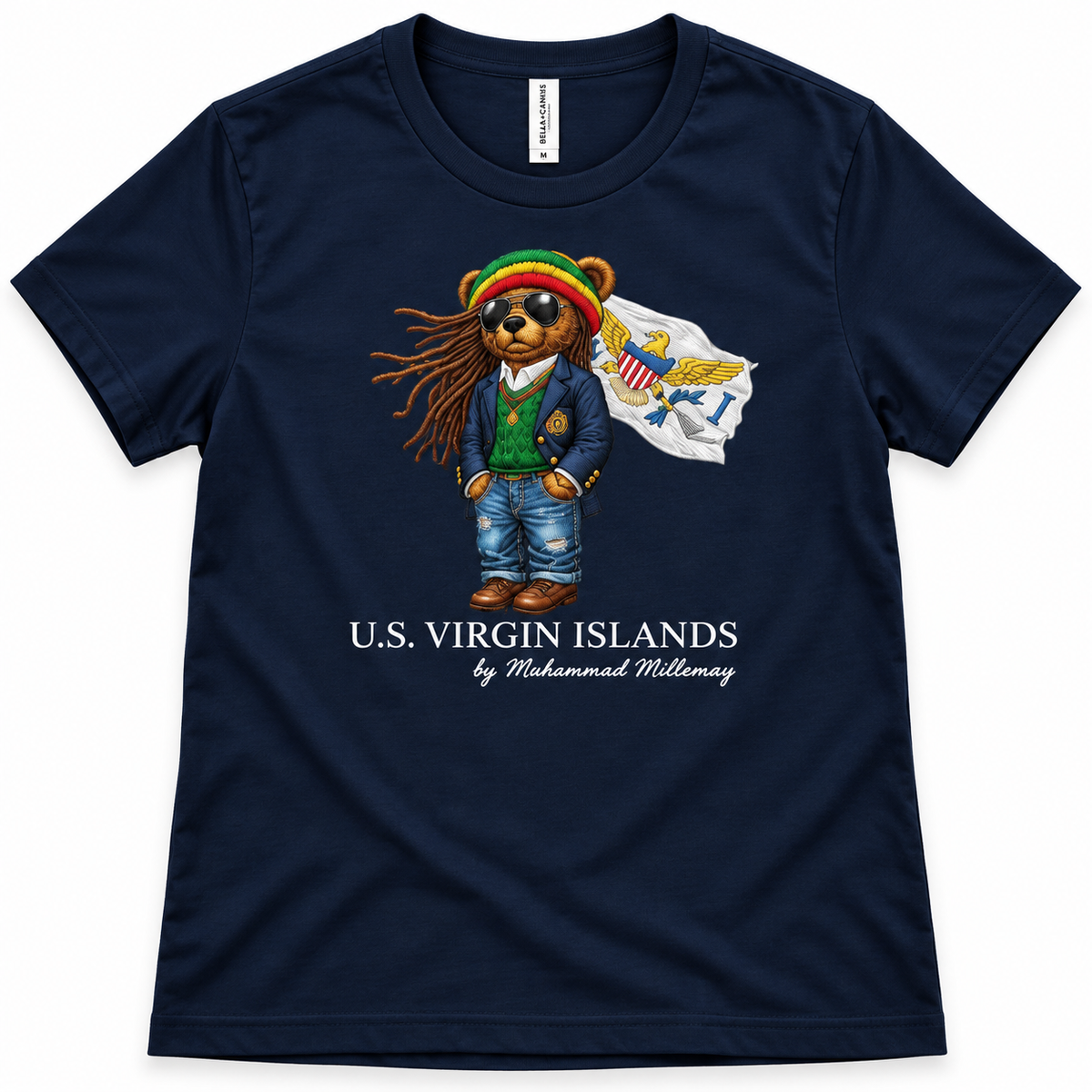 USVI Island Bear Signature Tee