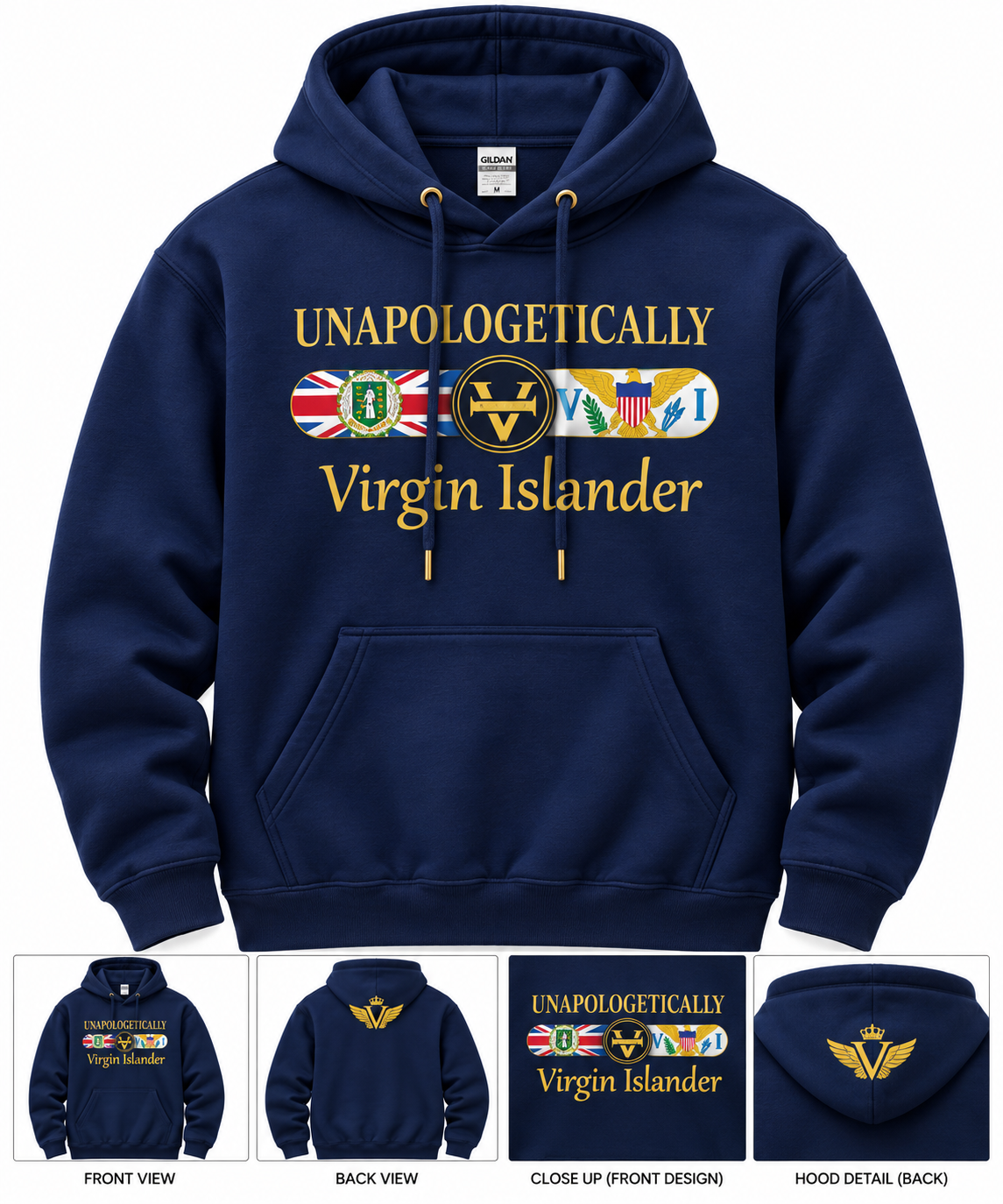 Unapologetically Virgin Islander Premium Hoodie