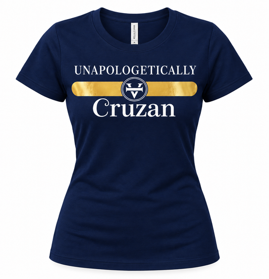 Unapologetically Cruzan Women’s Tee - Gold