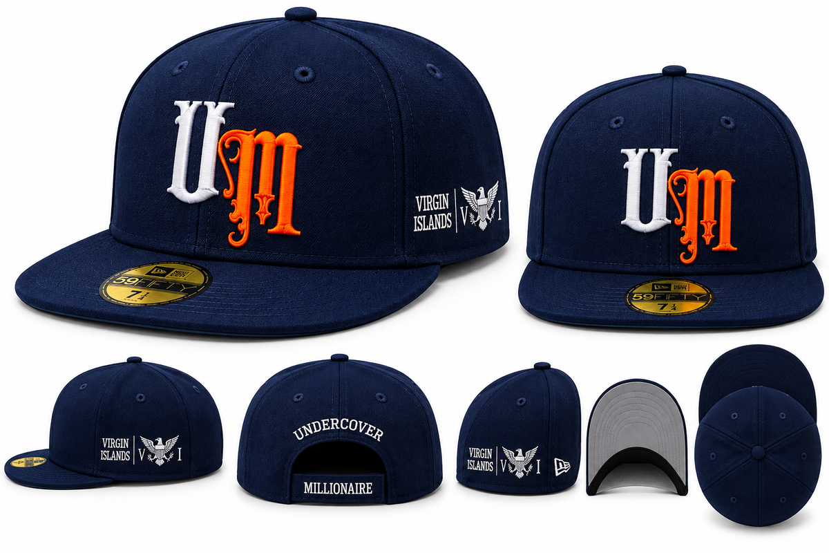 VI Heritage UM Fitted Cap – Navy