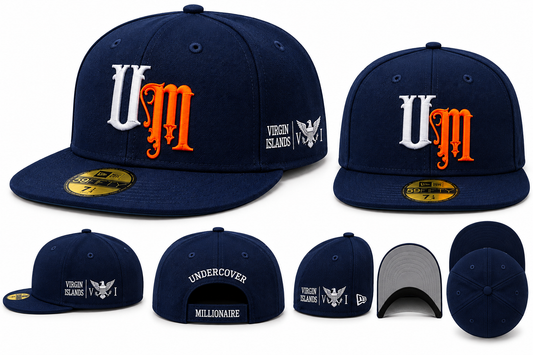 VI Heritage UM Fitted Cap – Navy