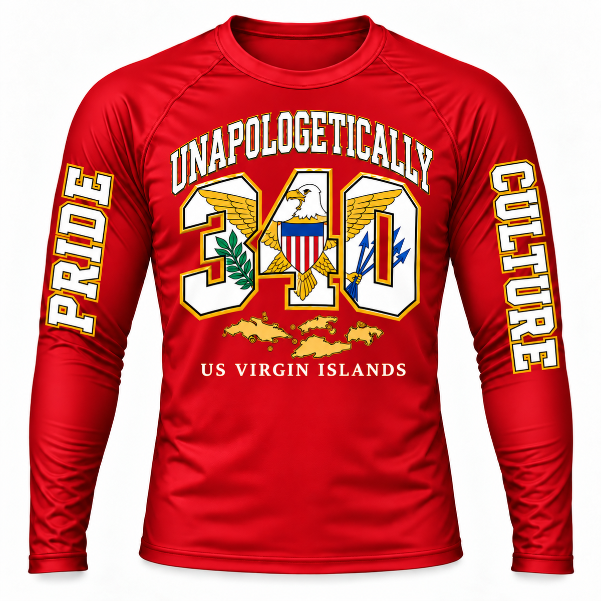Unapologetically 340 – VI Pride & Culture Long-Sleeve Rash Guard