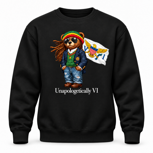 Unapologetically VI Bear Crewneck Sweatshirt
