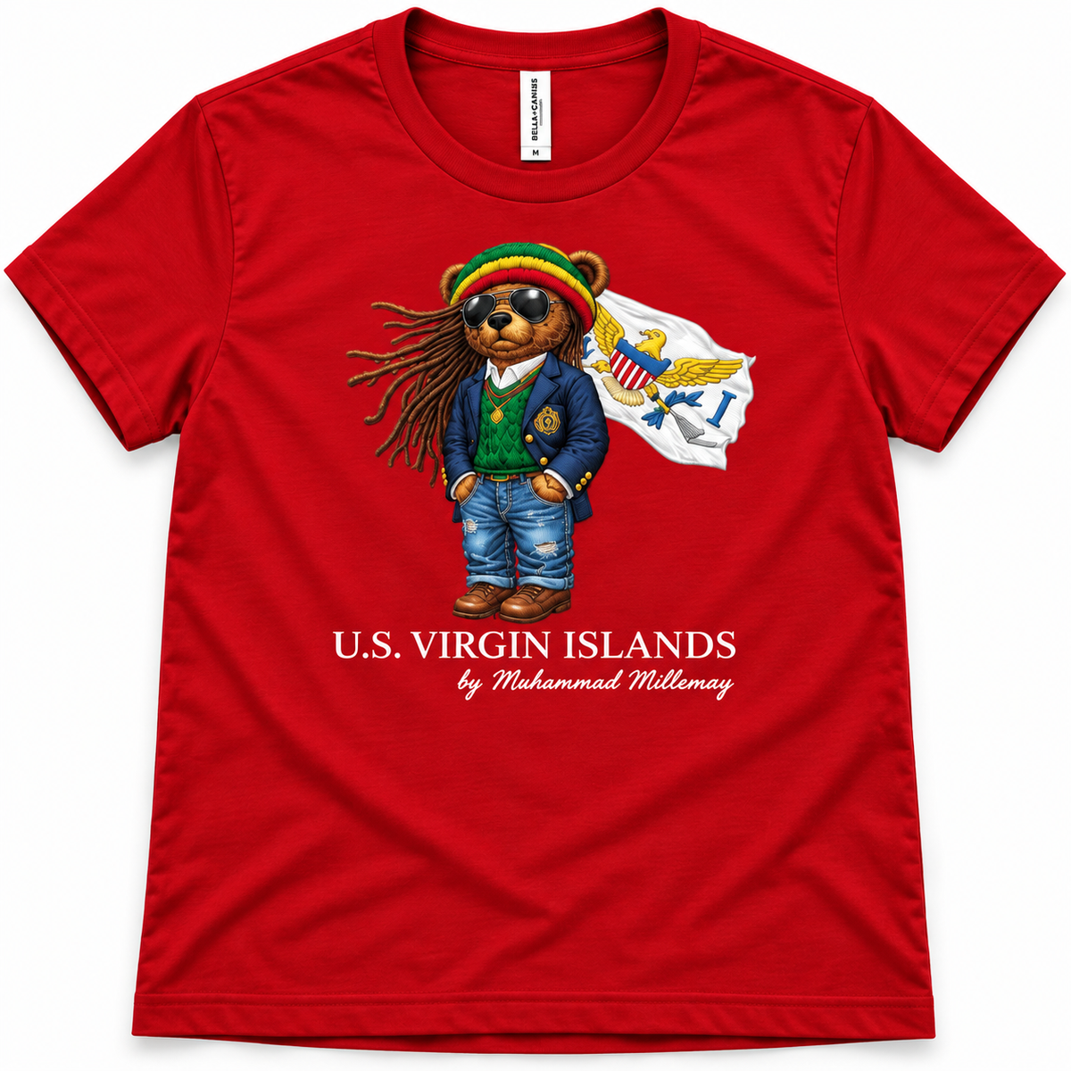 USVI Island Bear Signature Tee
