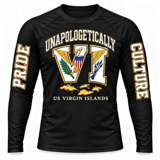 Unapologetically VI Pride & Culture Long-Sleeve Rash Guard