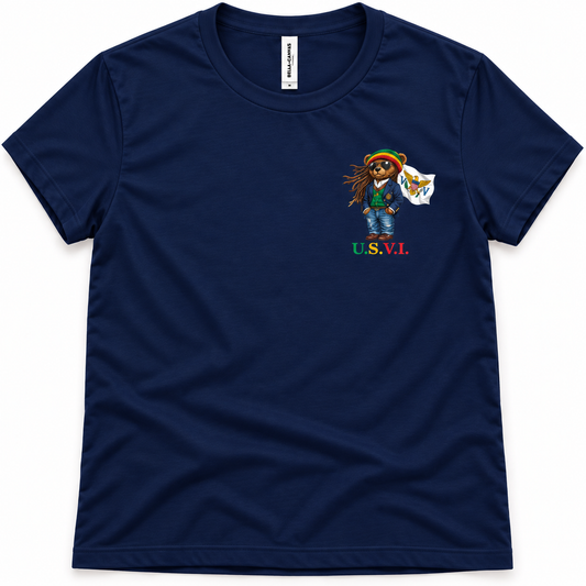 USVI Island Bear Pocket Tee