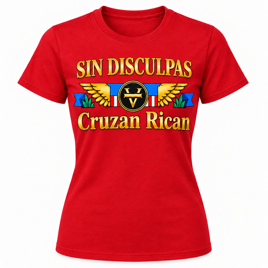 Sin Disculpas Cruzan Rican Tee