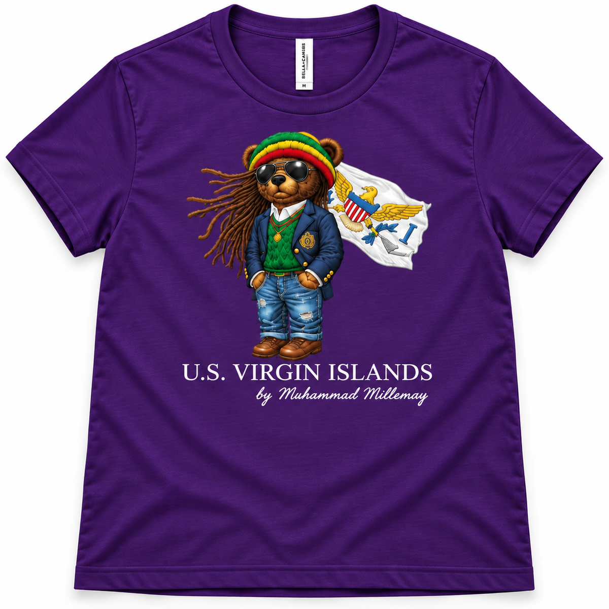 USVI Island Bear Signature Tee